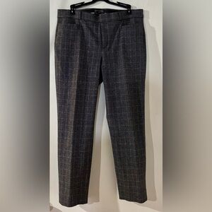 Banana Republic Black and Gray Trousers